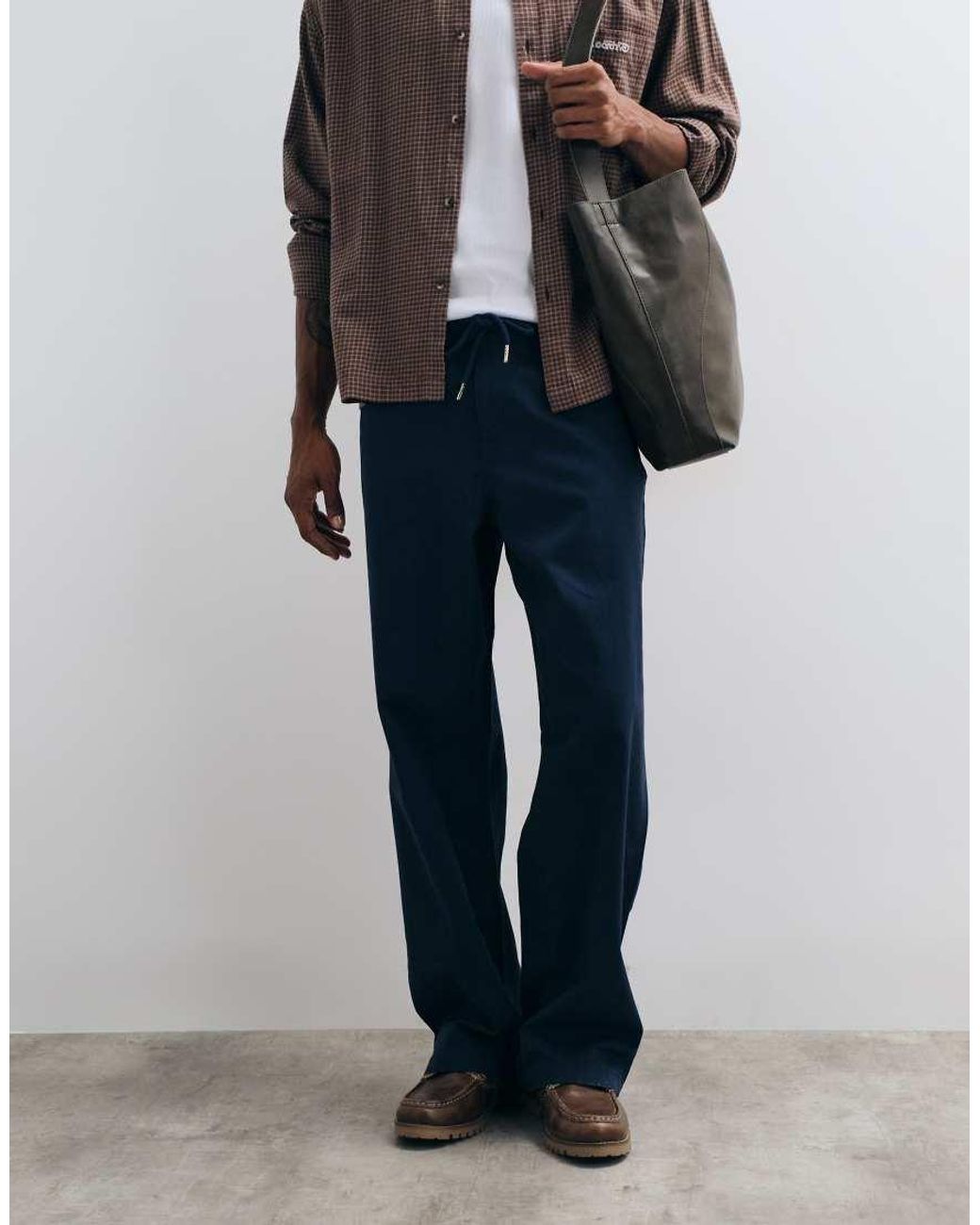 ASOS Blue baggy Pants for men