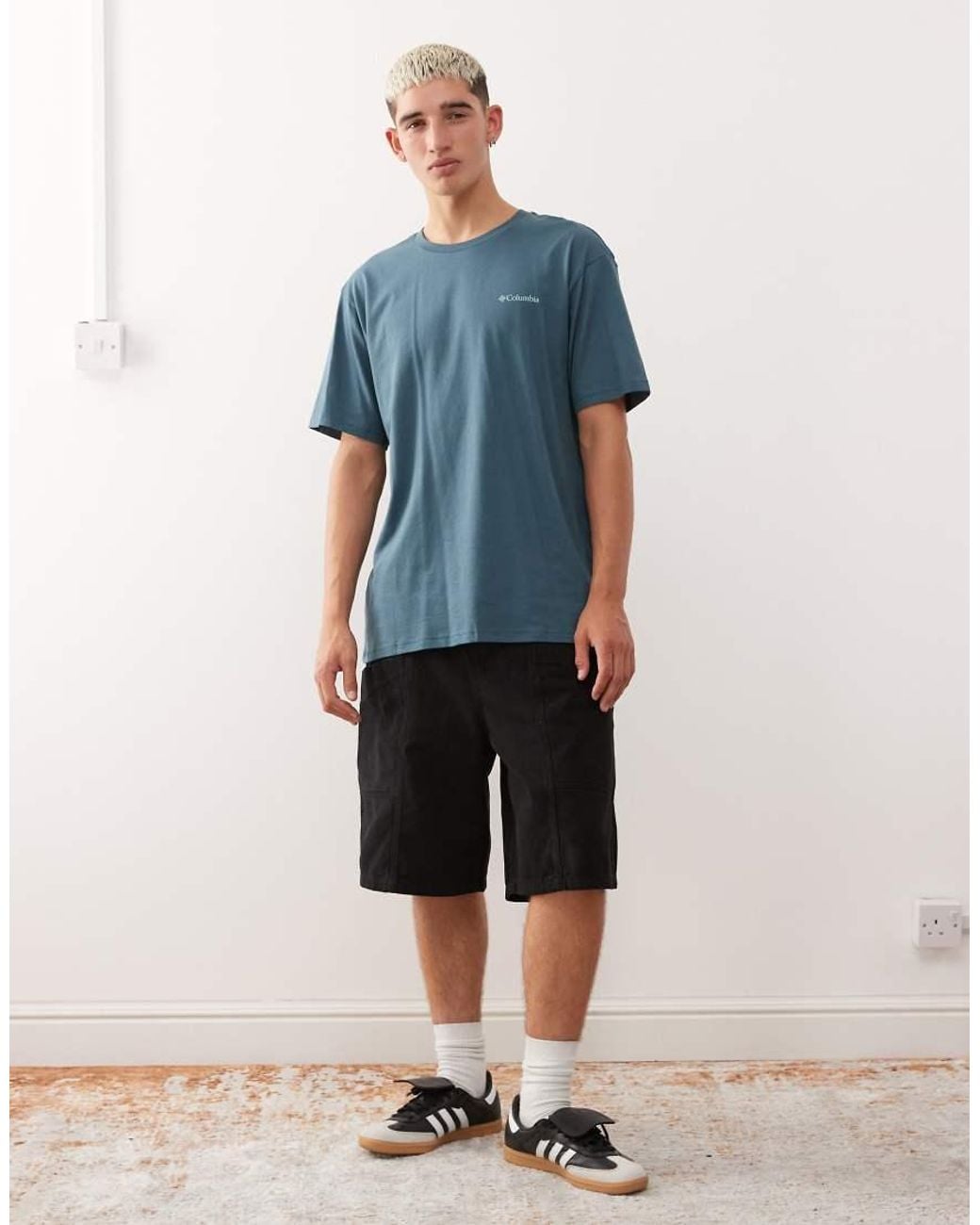 Columbia Blue North Cascades T-shirt for men
