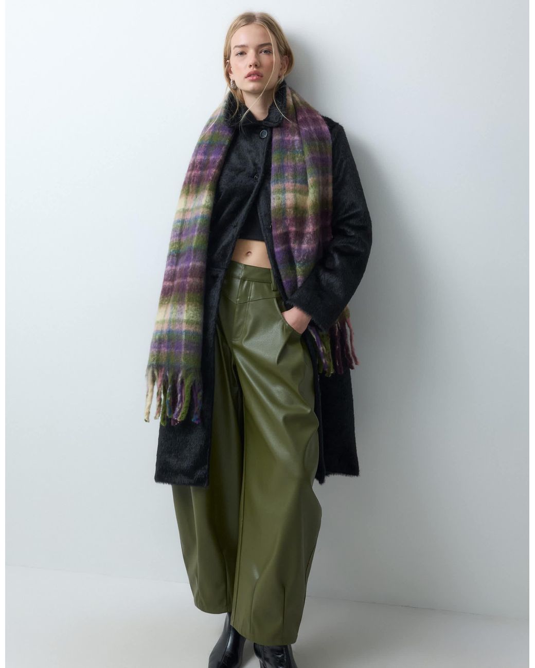 Vero Moda Gray Bouclé-schal