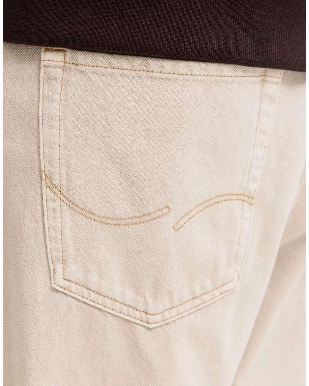 Jack & Jones Black Alex High Rise baggy Fit Jeans for men