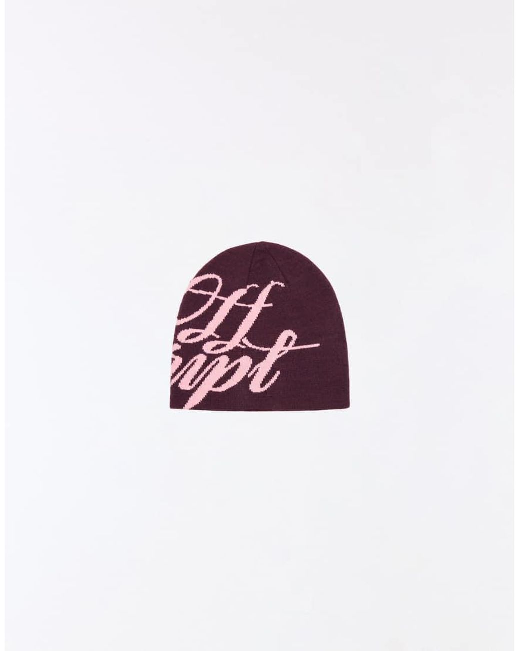 Bershka Purple Graphic Beanie