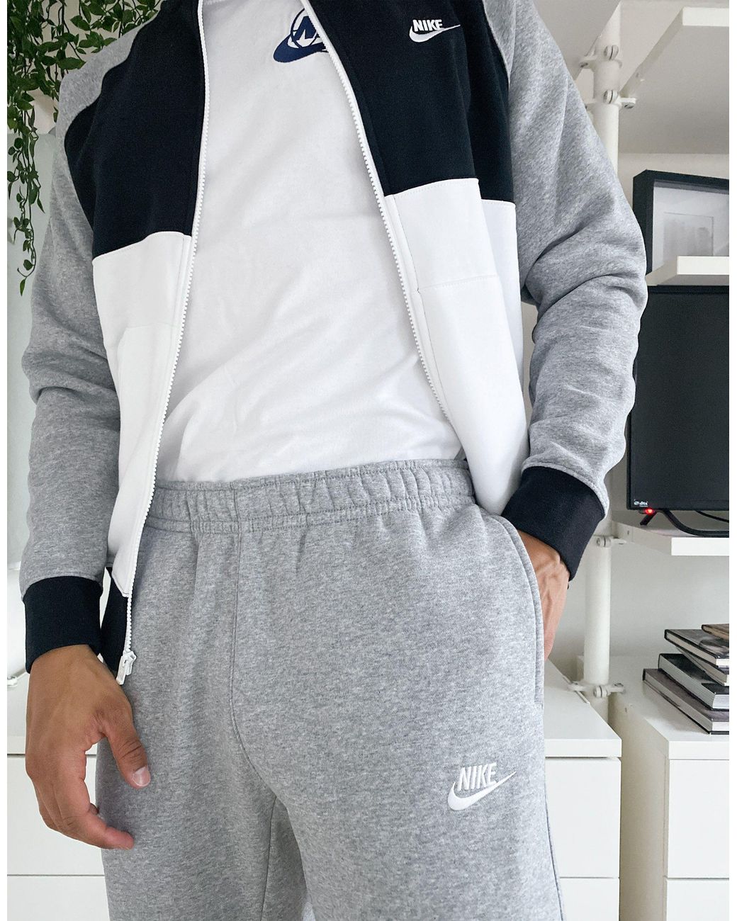 Survêtement en polaire effet color block - et gris Coton Nike pour homme en  coloris Noir - 27 % de réduction | Lyst