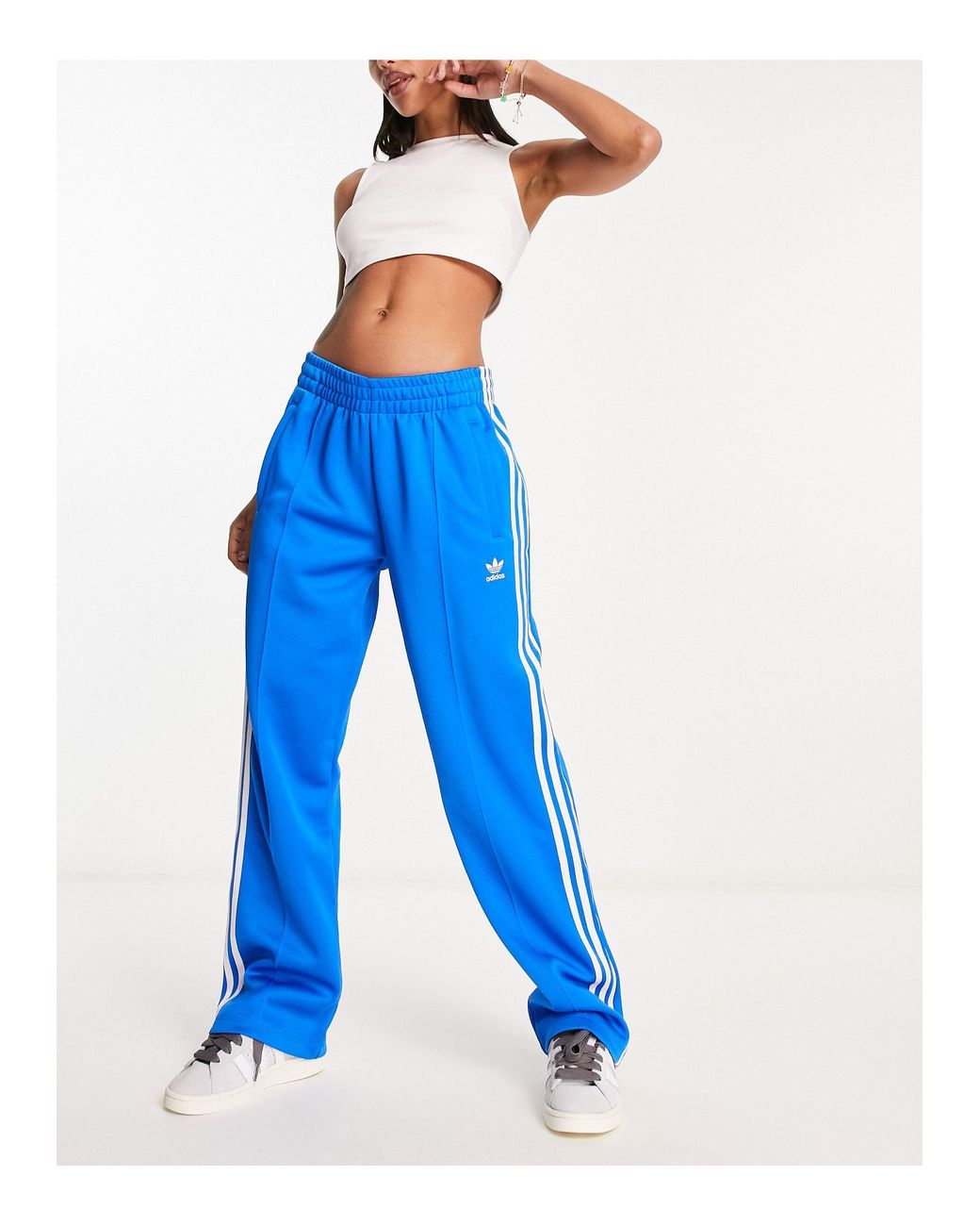 Adicolor - pantaloni sportivi scuro di adidas Originals in Blu | Lyst