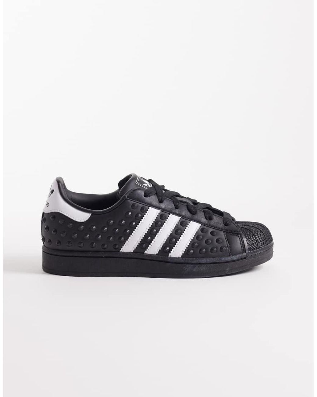 Adidas Originals Black Superstar Ii Stud Trainers