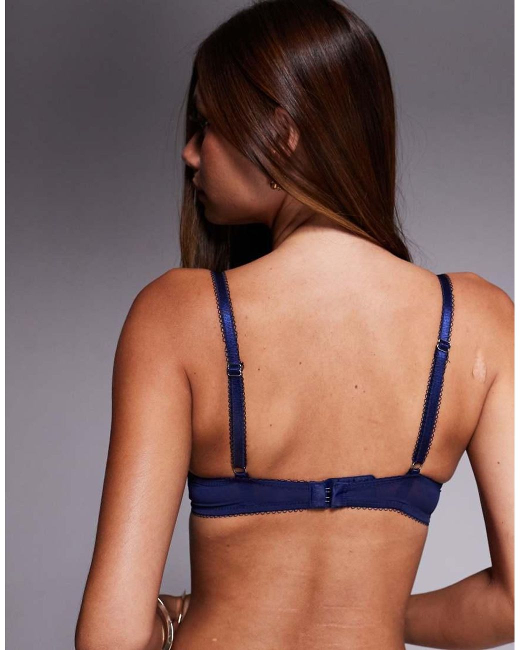 Boux Avenue Blue Addison Plunge Bra
