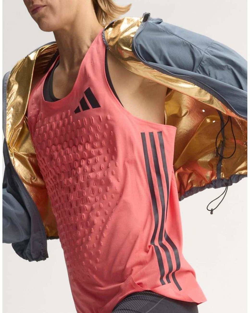 Adidas Originals Blue Adizero Running Blaze Jacket