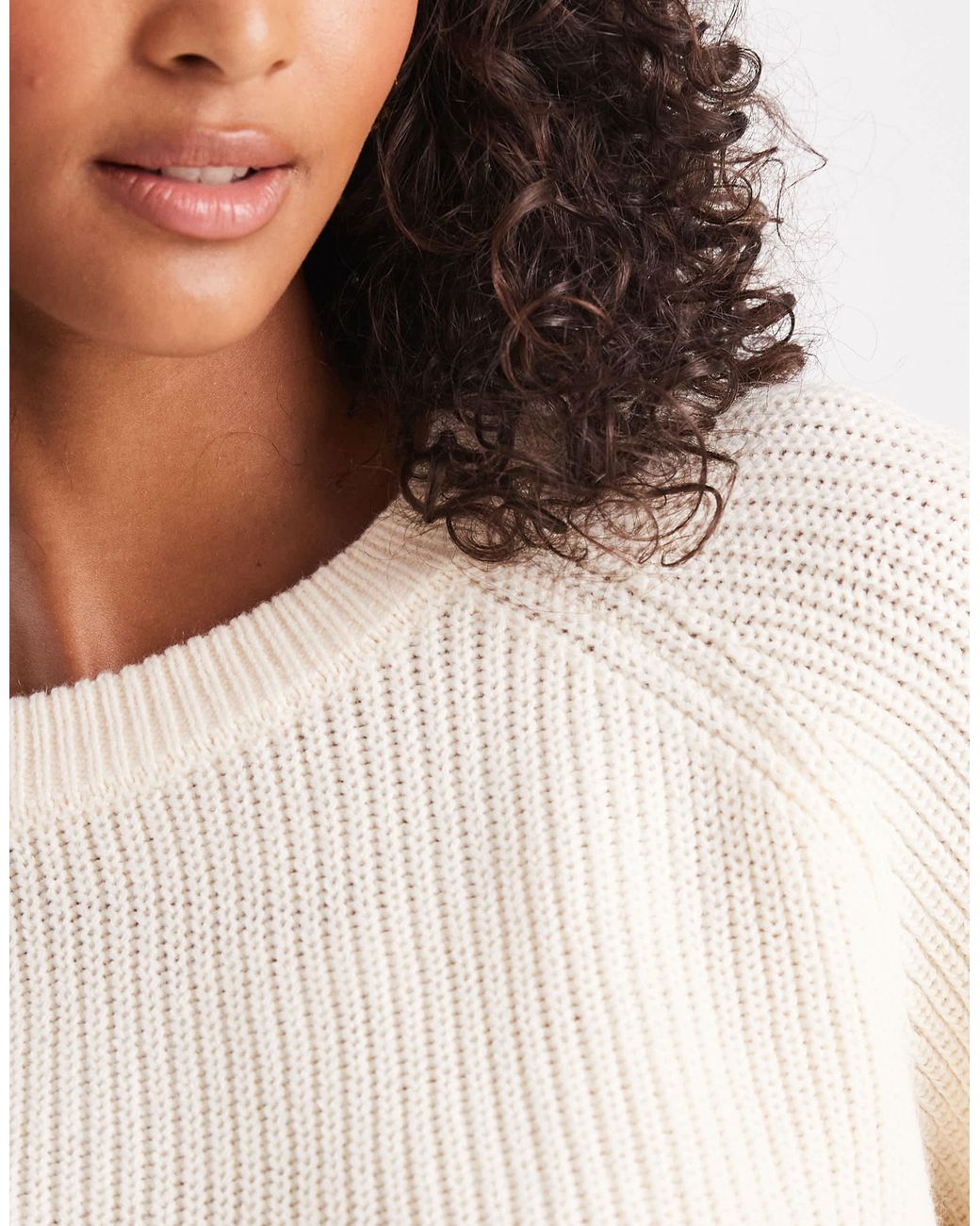 Pull ras Brave Soul en coloris White