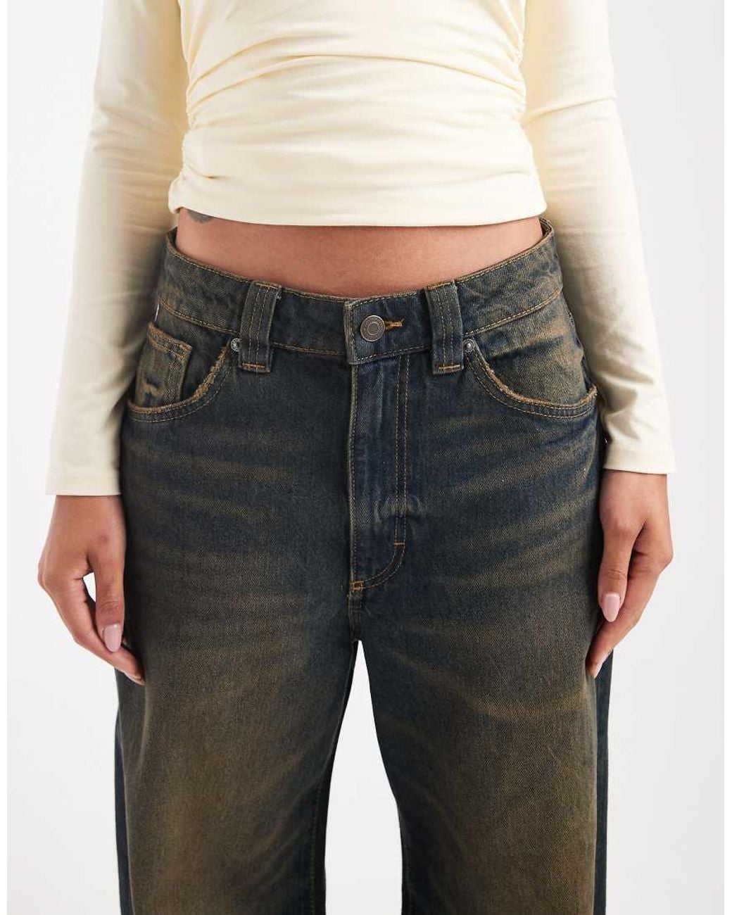 Cotton On Blue Low Super Baggy Jean