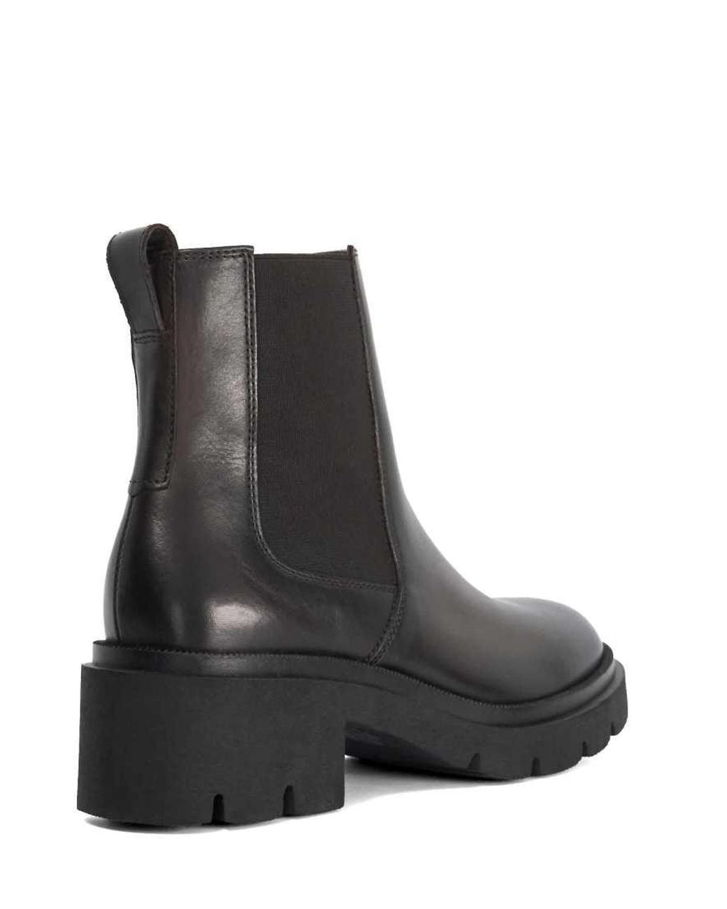 Dune Black Padelle Ankle Boots