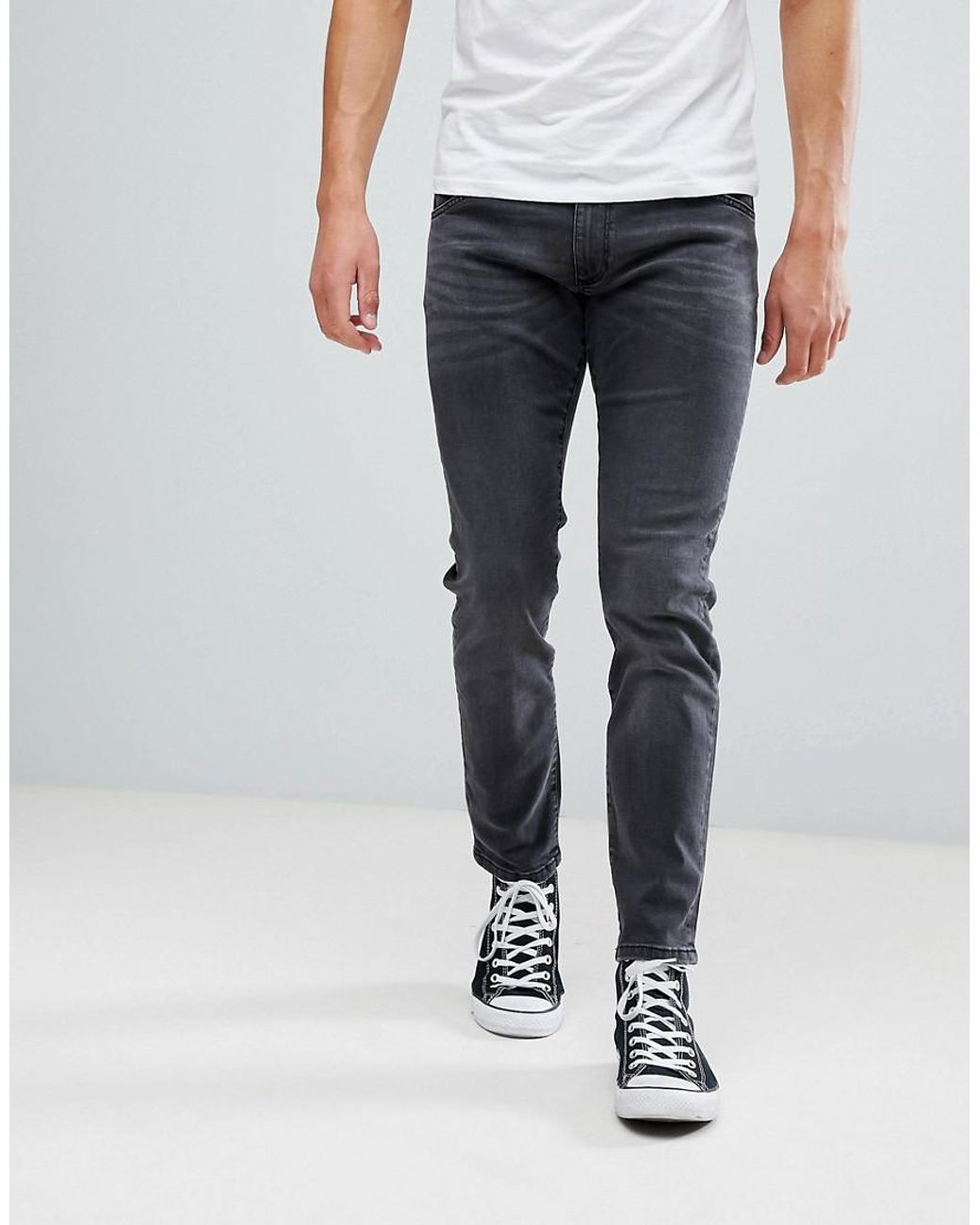Wrangler Denim Skinny Jeans In Washed 