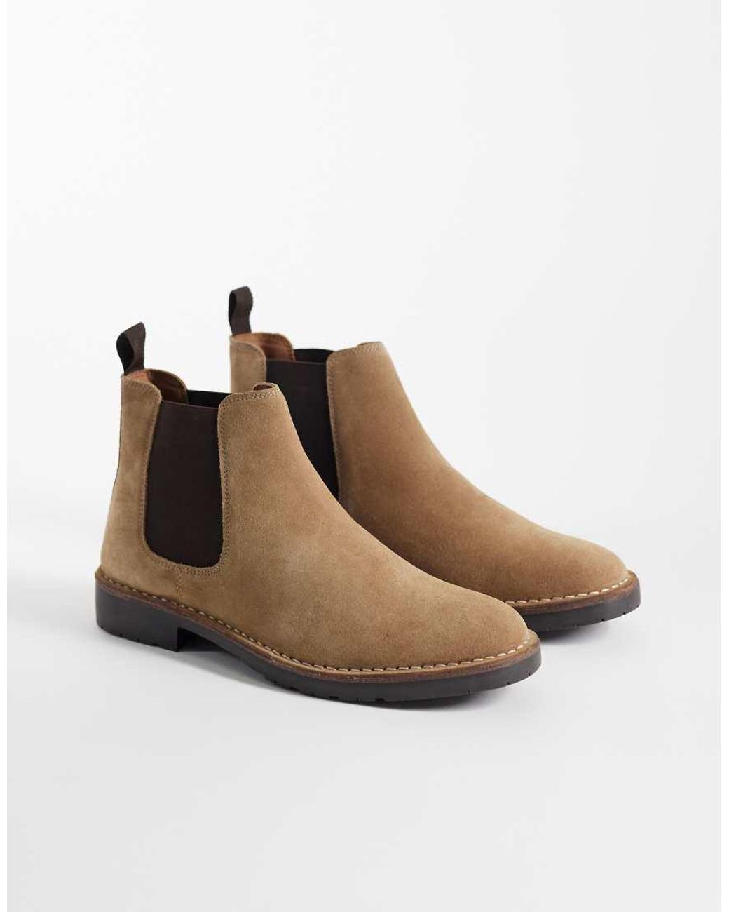 ASOS Brown Chelsea Boots for men