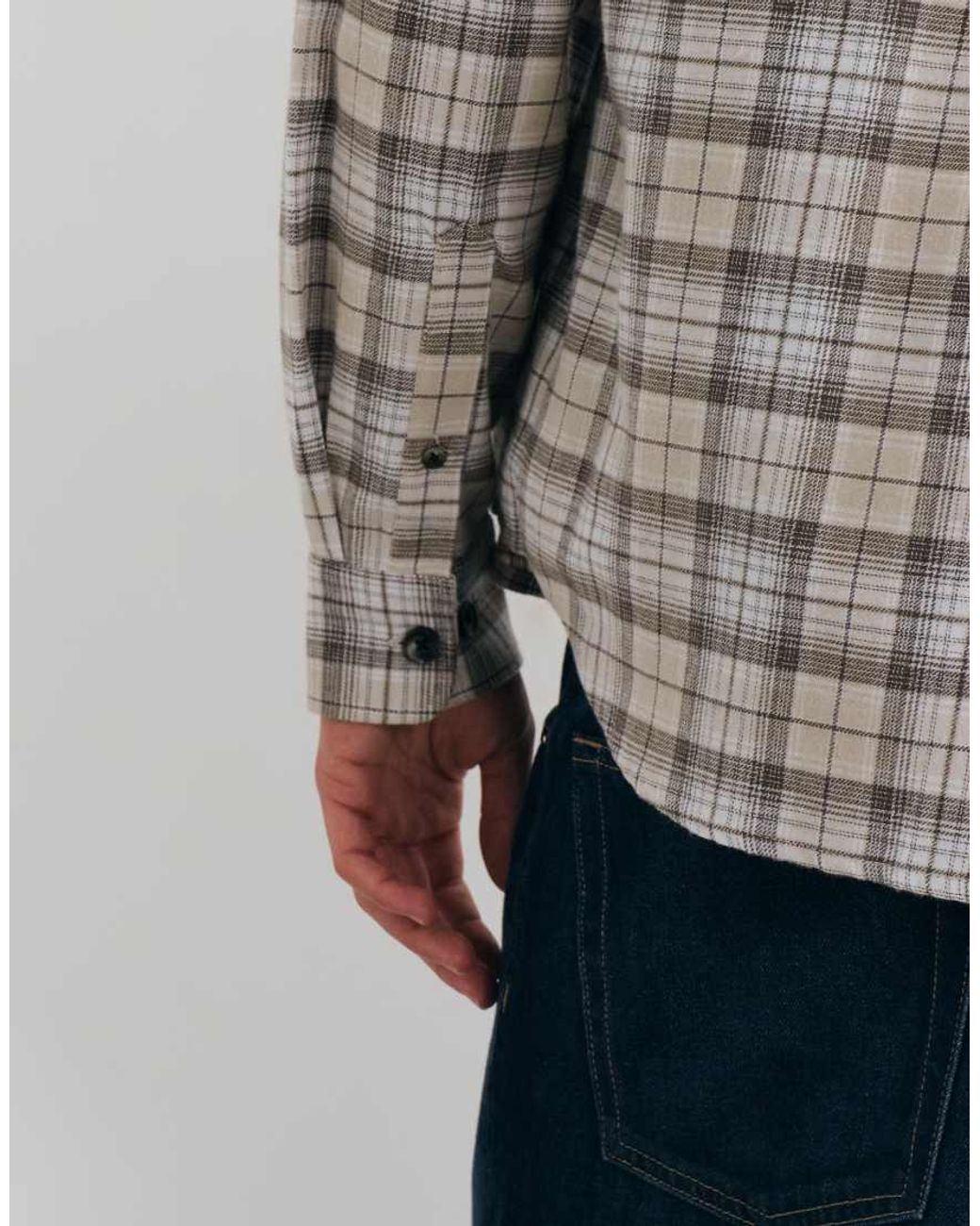 Only & Sons Gray Loose Fit Shirt for men