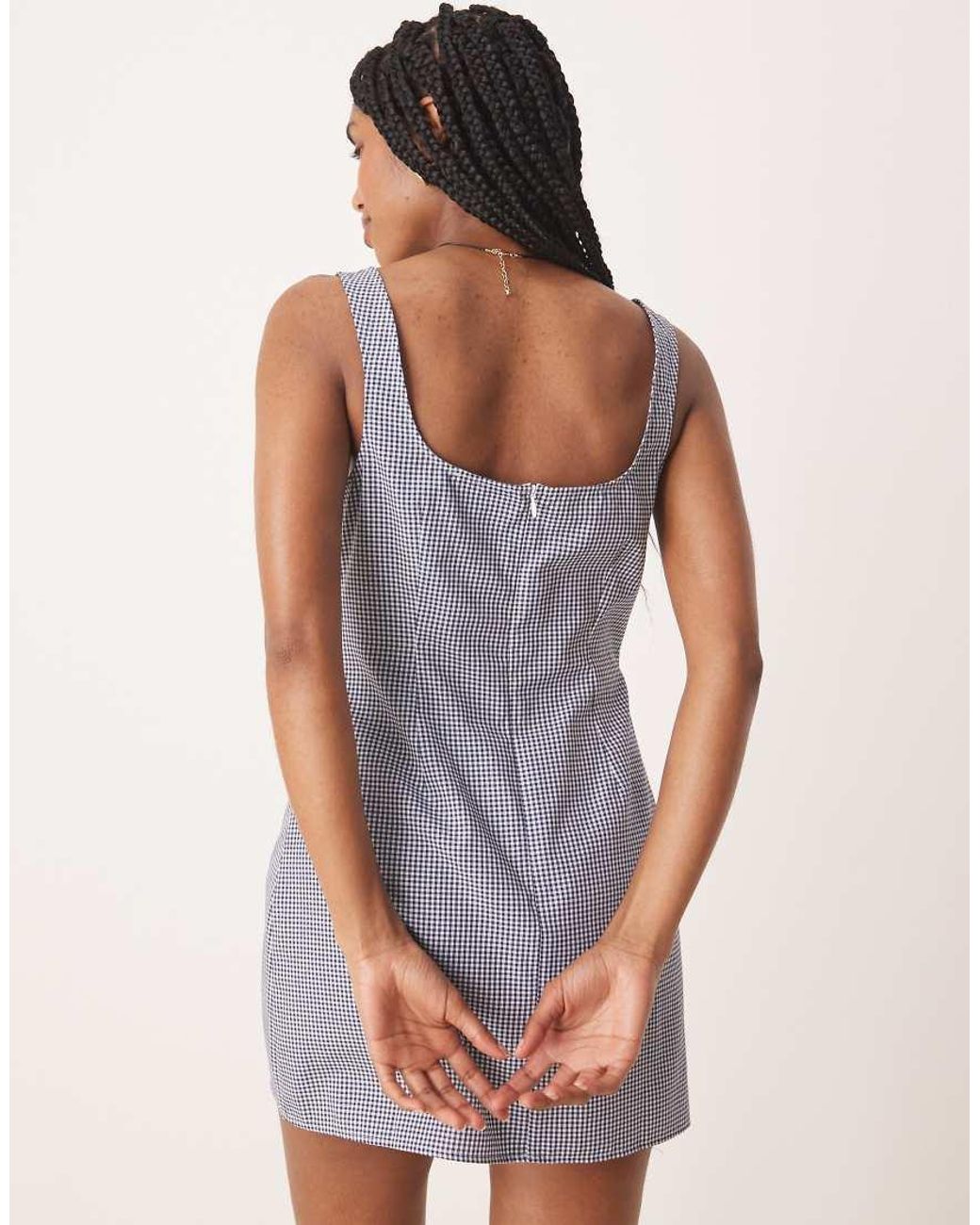 ASOS Purple Fit And Flare Mini Dress