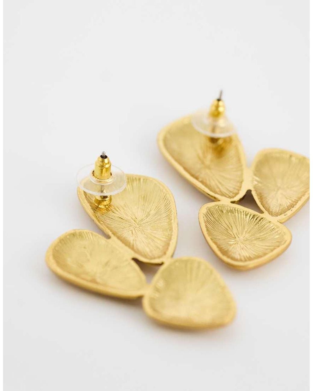 TOPSHOP Metallic Frankie Brushed Earring