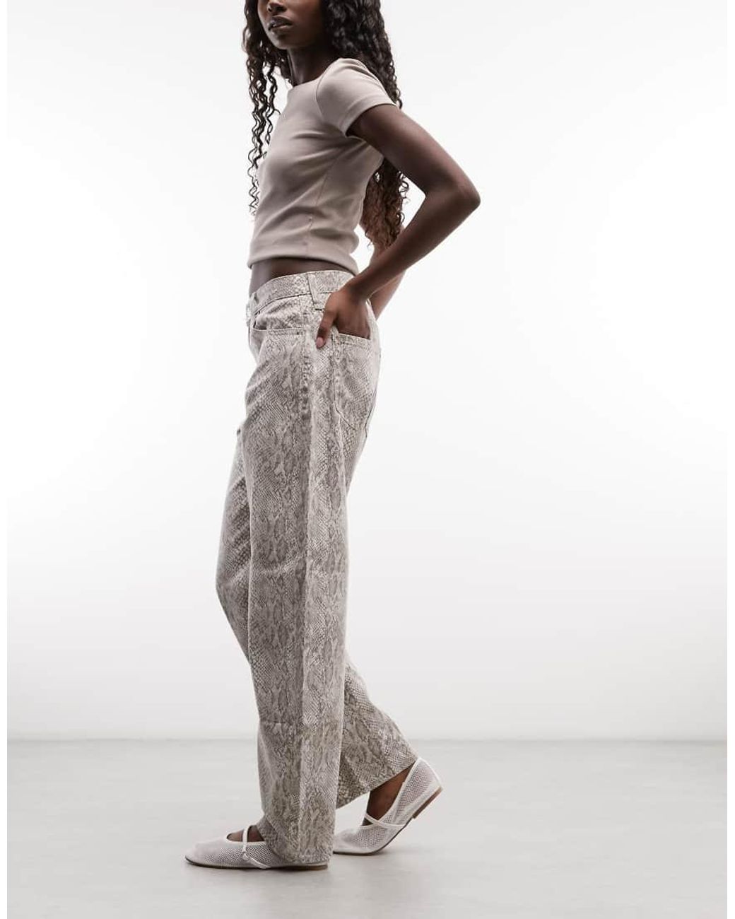Gap Gray Cotton Barrel Leg Jeans