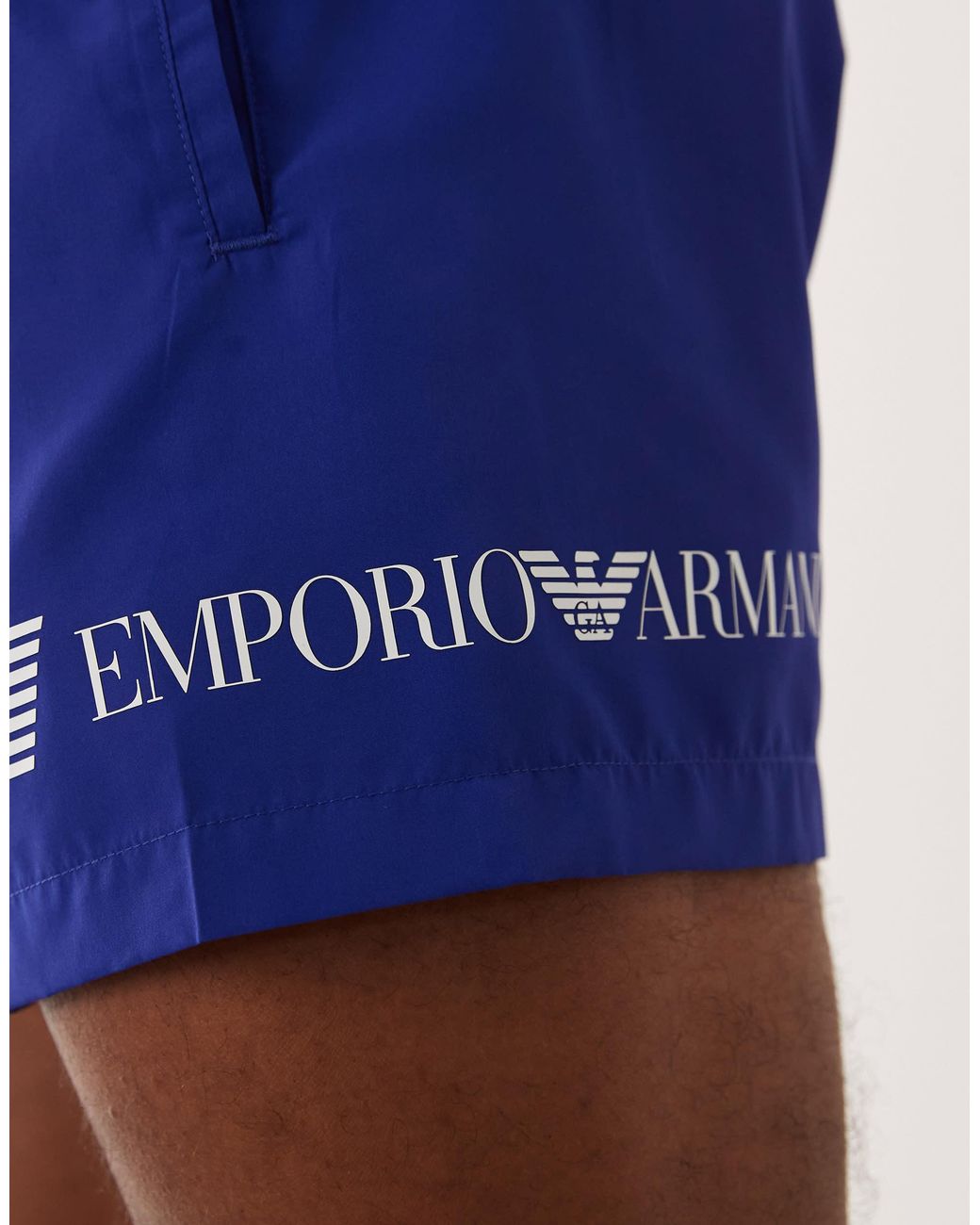 Armani - - short EA7 pour homme en coloris Blue
