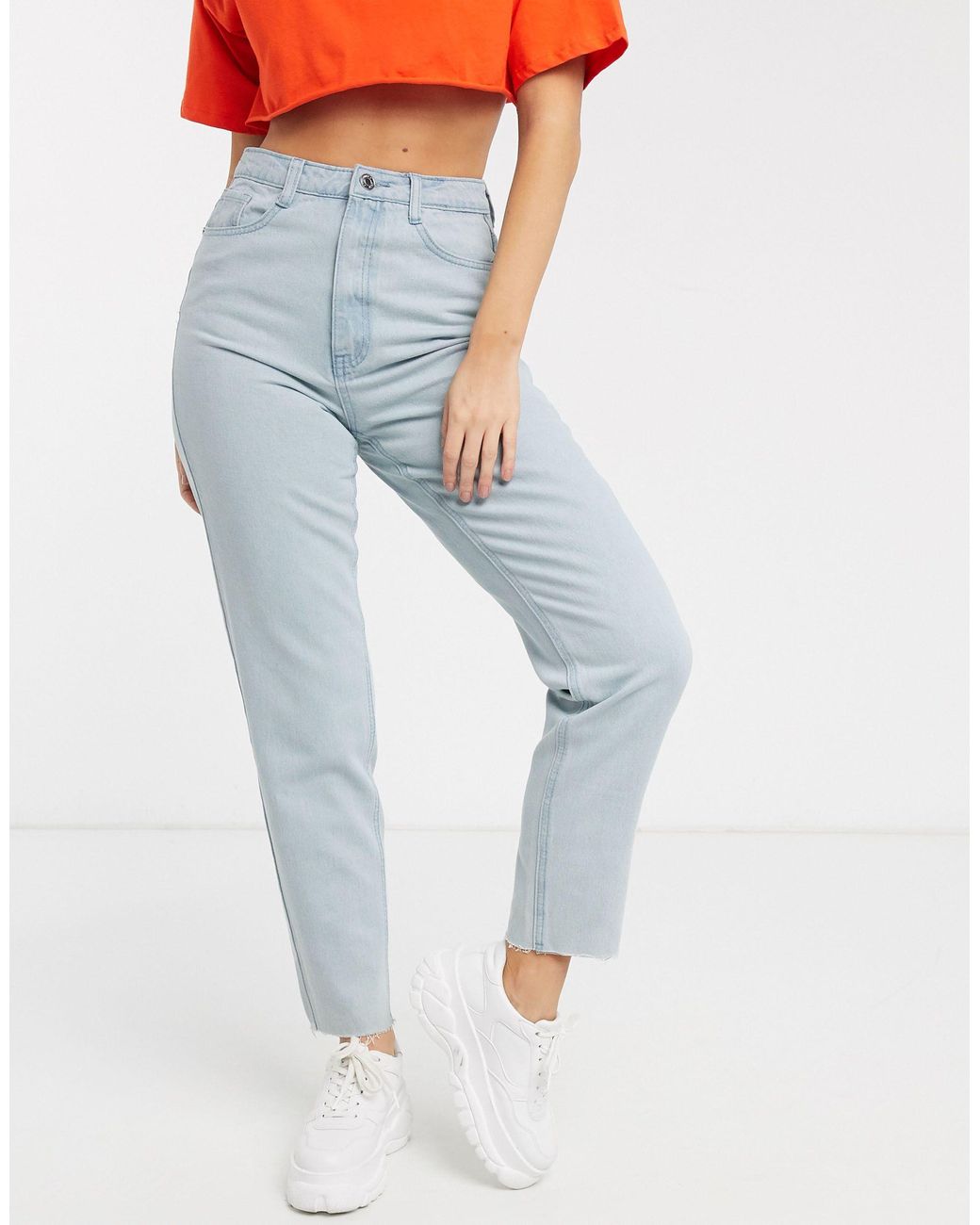Missguided Denim Tall Light Wash Co Ord 