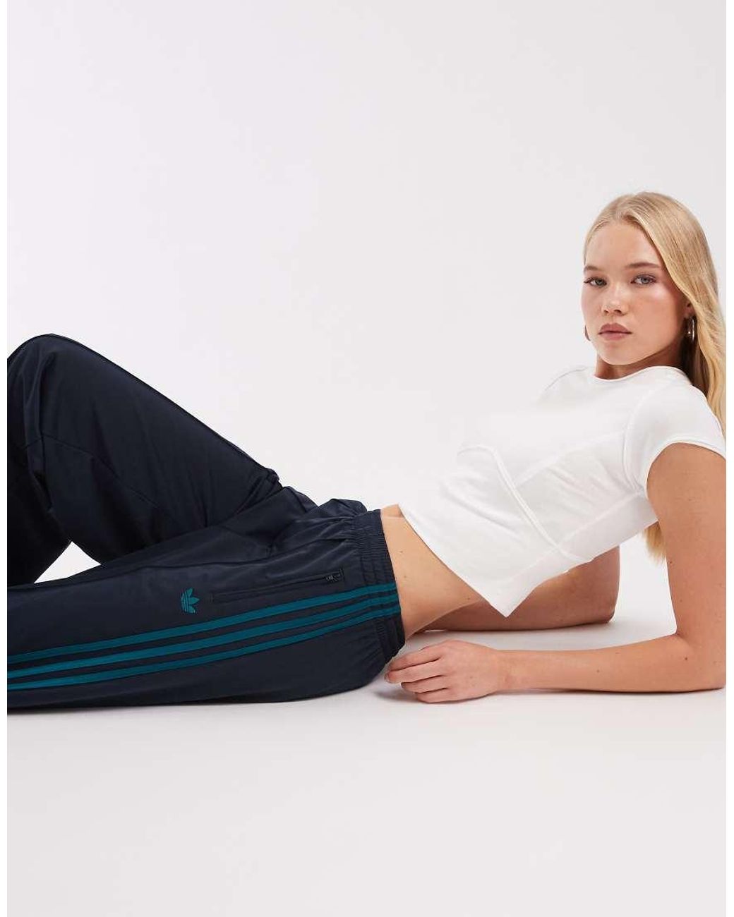 Adidas Originals Blue Firebird Loose Track Pants