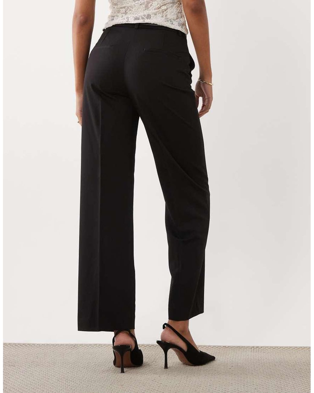 Mango White Boreal Tailored Straight Trouser Co-ord