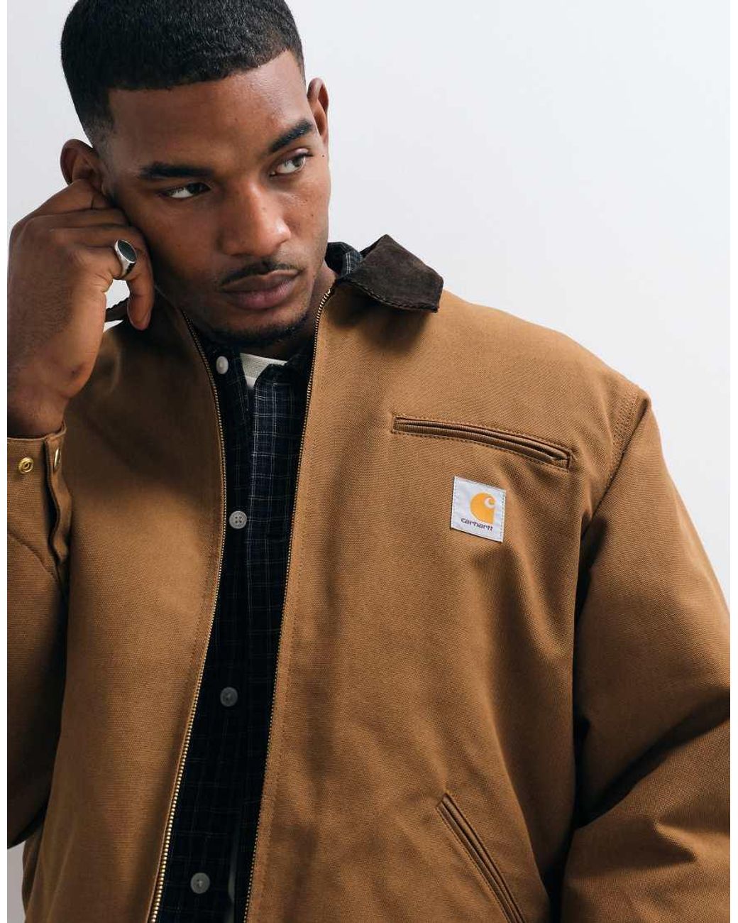Carhartt Blue Og Detroit Jacket for men