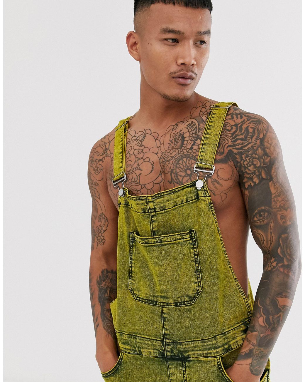 Asos denim dungarees deals