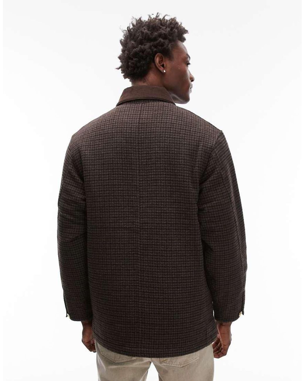 Carhartt Black Lowis Chore Coat for men