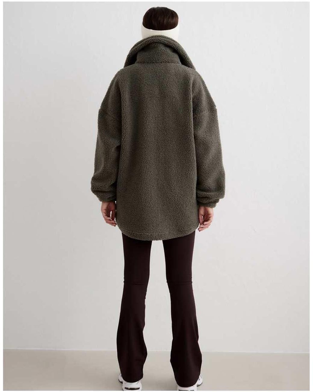 Aim'n Gray Dark Ivy Pile Jacket