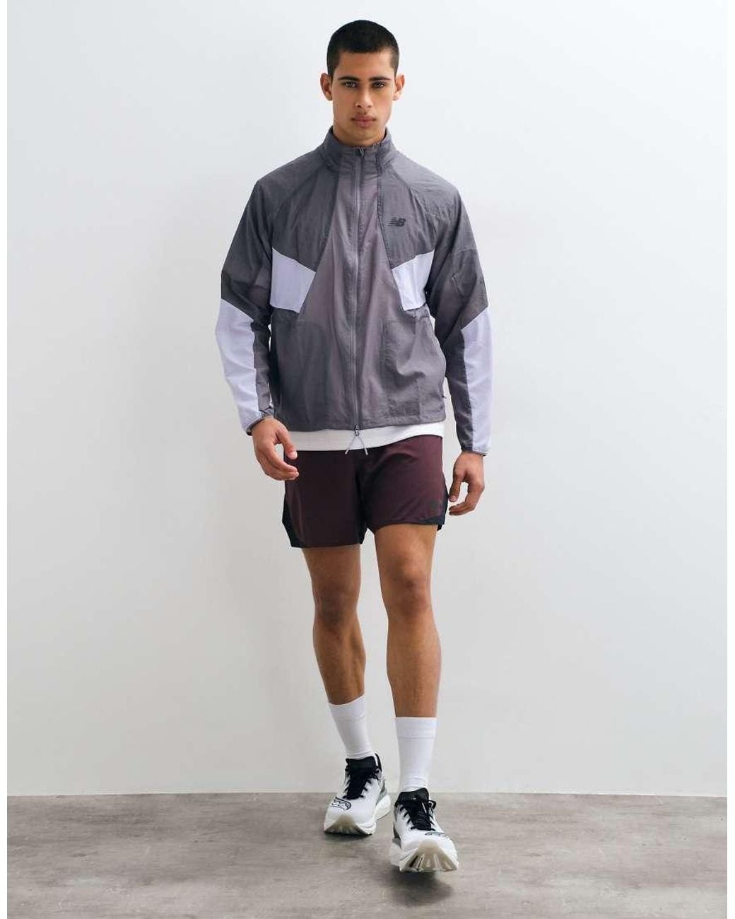 New Balance Blue Rc Essential Short 5" for men