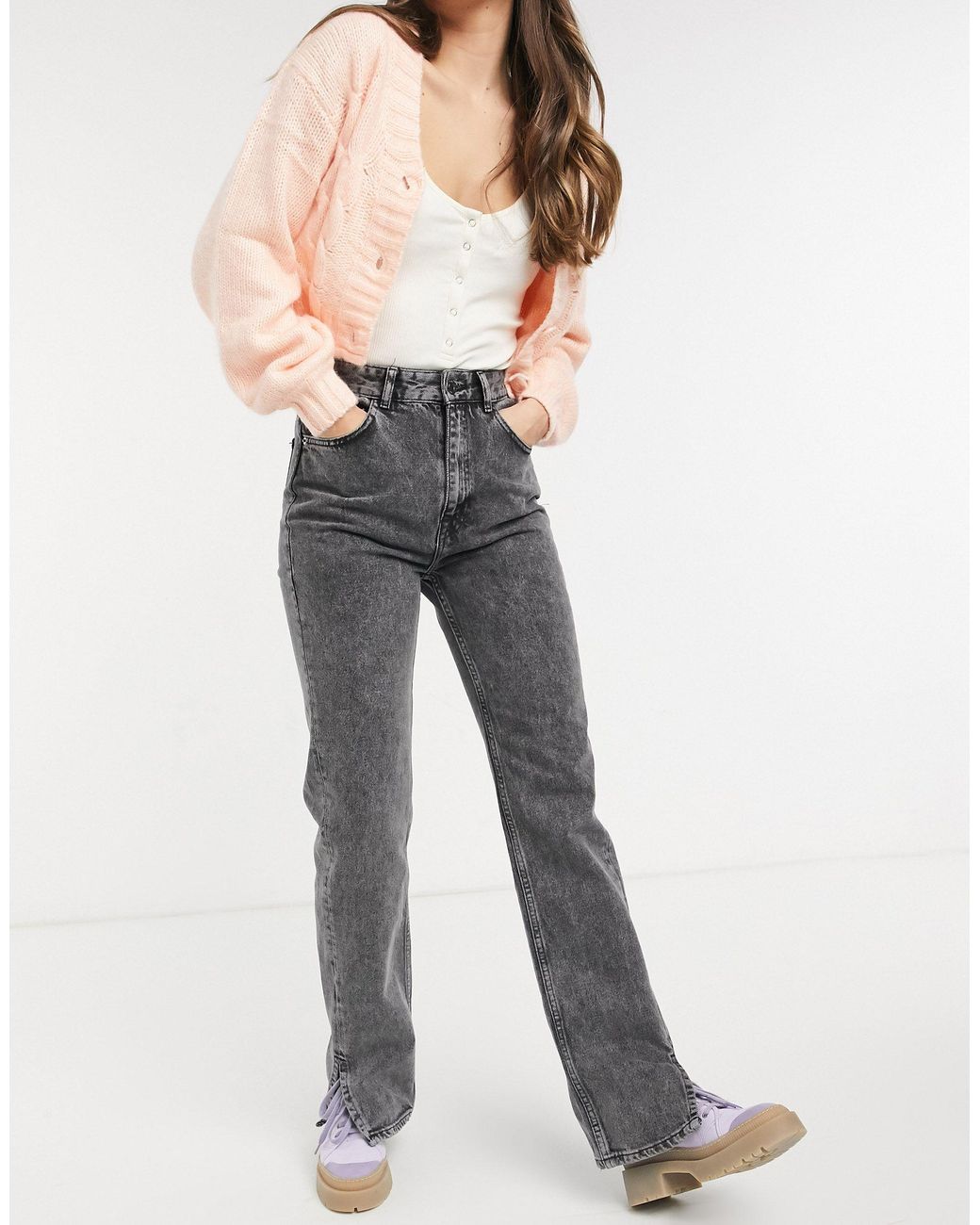 Pull\u0026Bear Denim 90s Straight Leg Jeans 