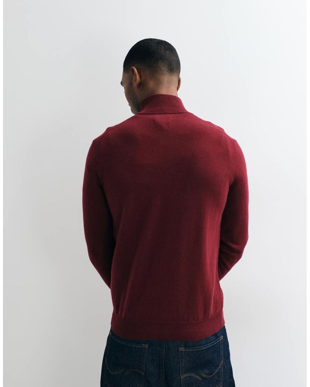 Gant Multicolor Regular Fit Quarter Zip Jumper for men
