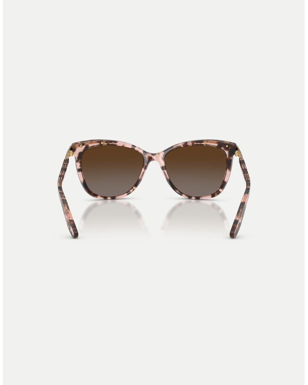 Ralph Brown Cat Eye Polarised Sunglasses With Lens
