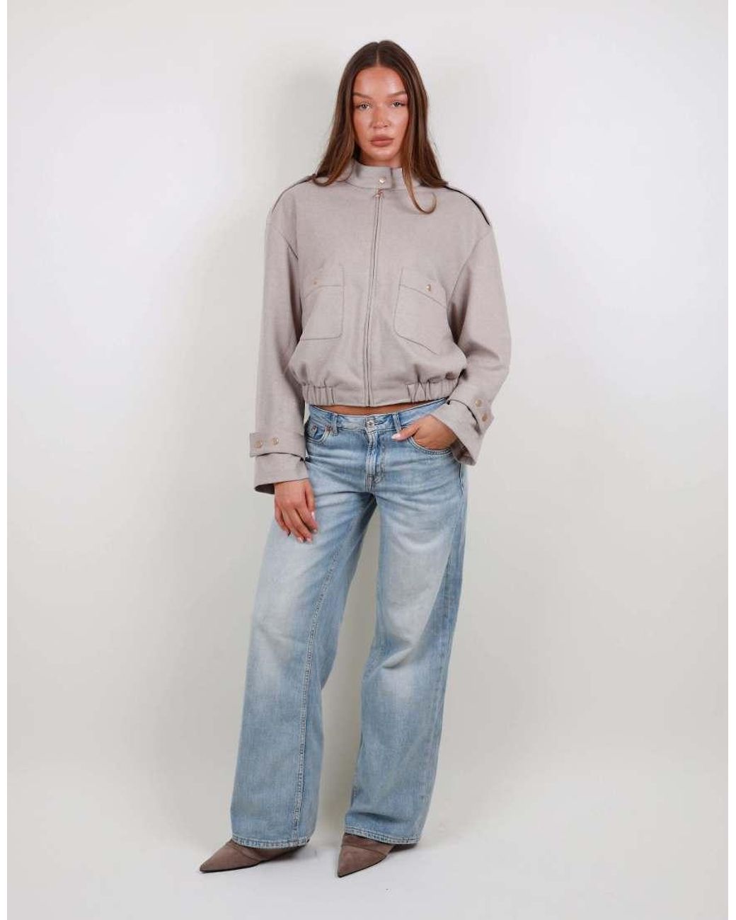 SIMMI Blue Twill Soft Touch Jacket