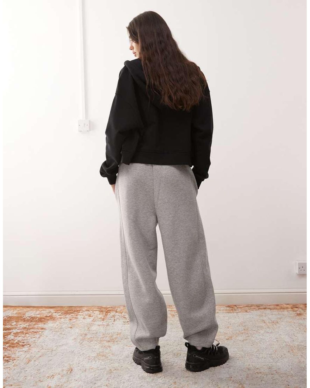 Reclaimed Vintage Natural Barrel Leg Brushback jogger