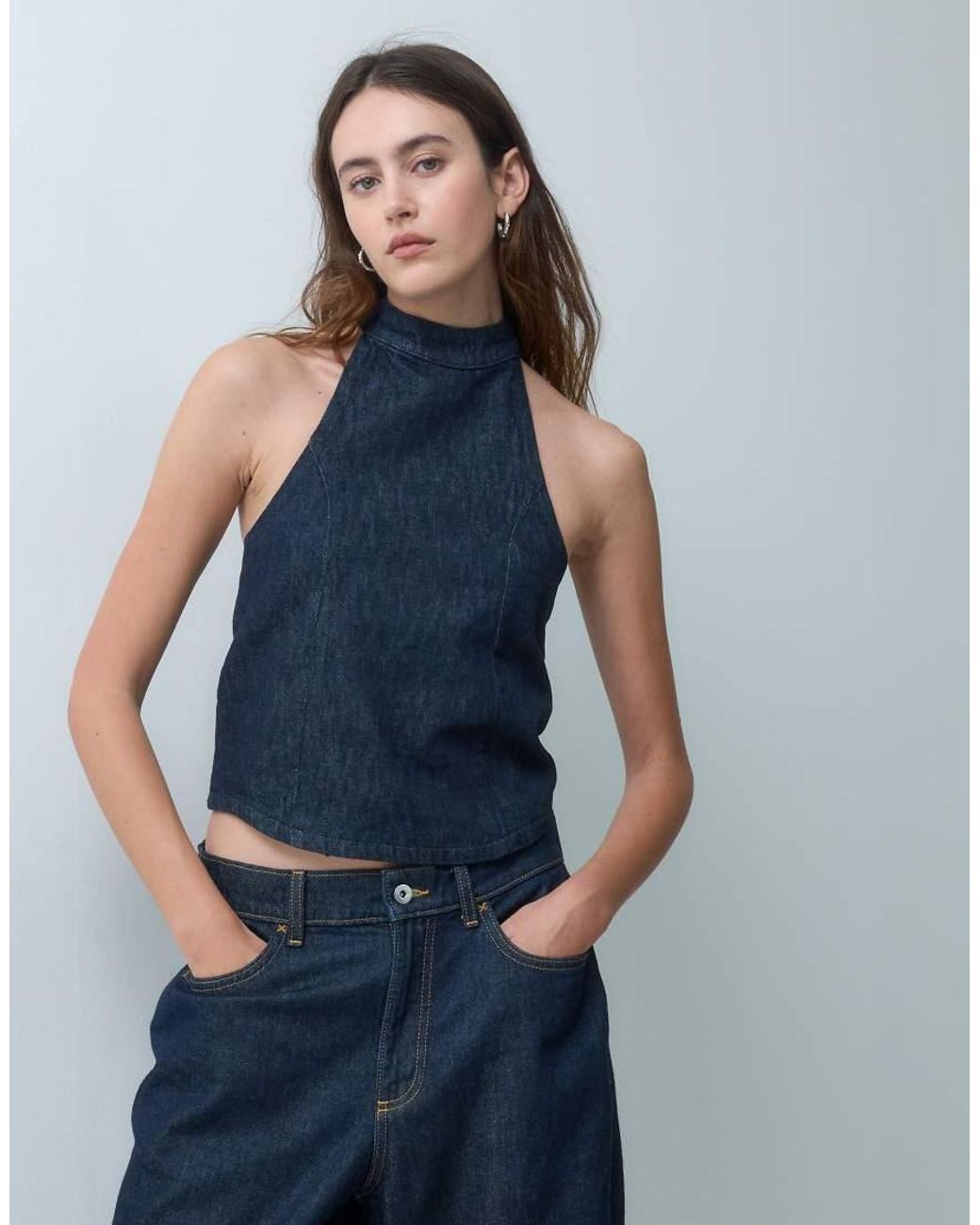 Top di ASOS in Blue