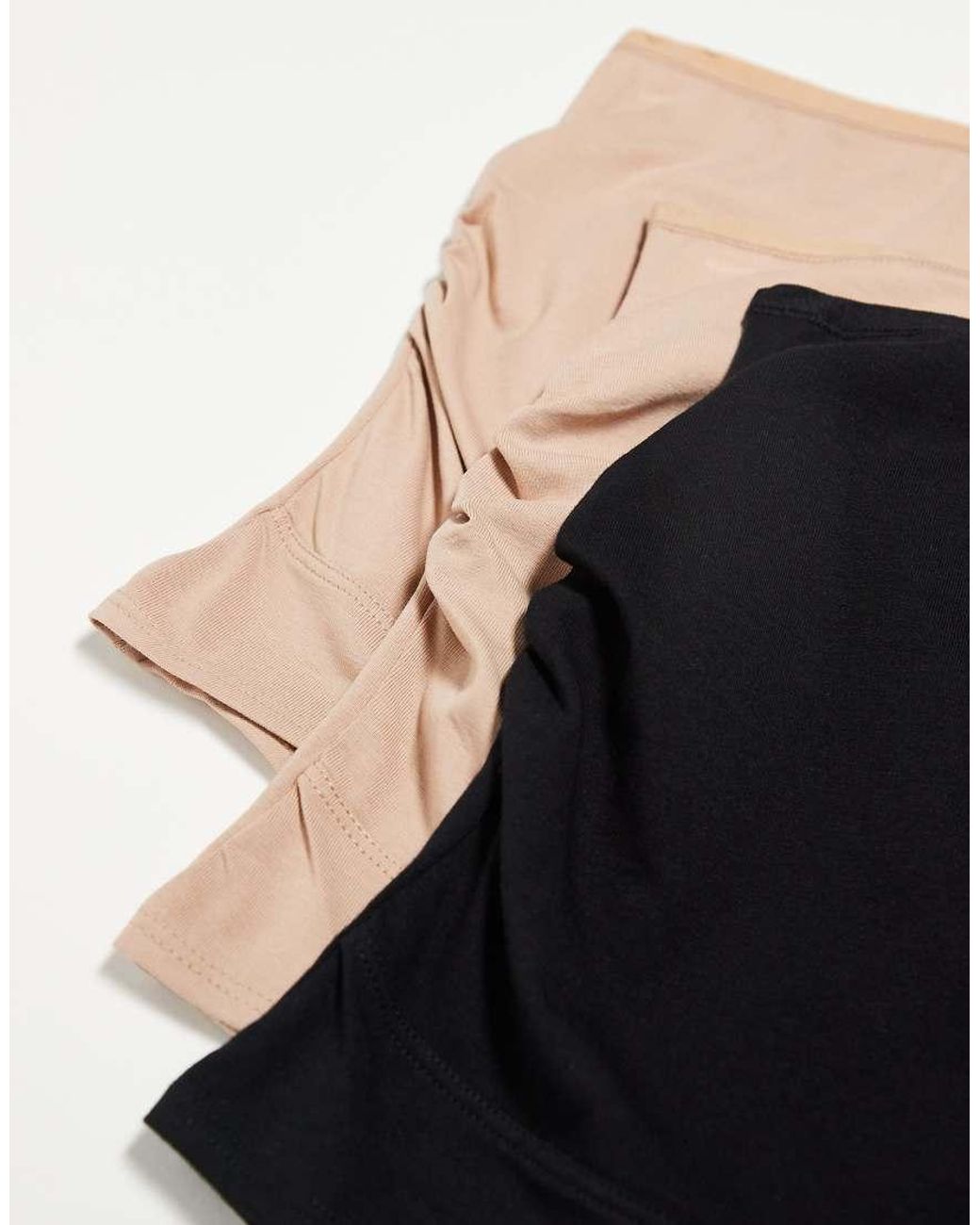 Lindex Black Maternity 3 Pack Briefs