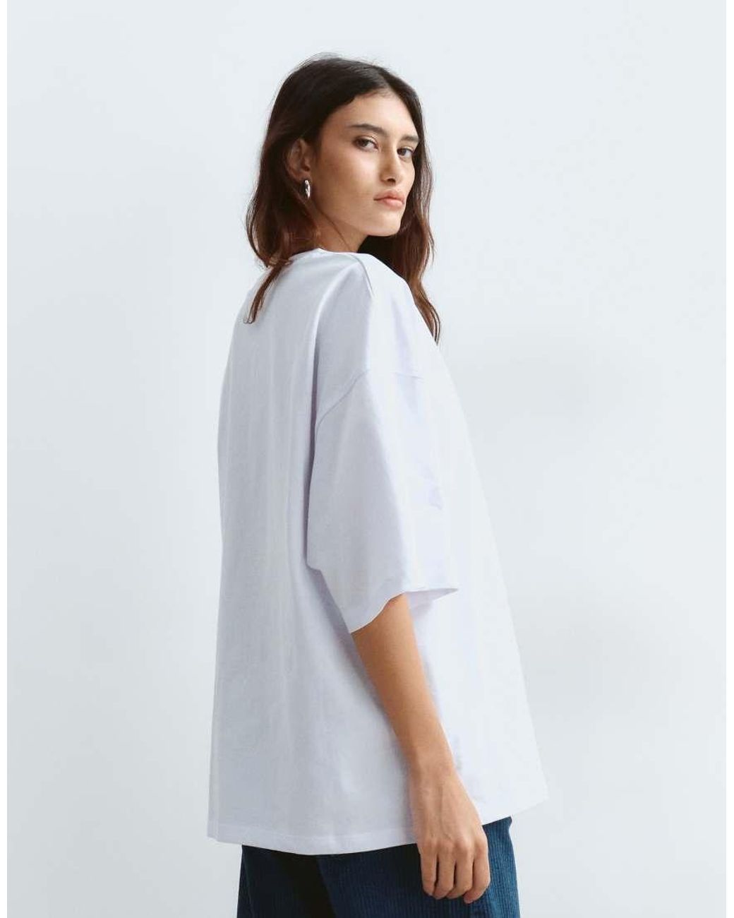 ARRANGE White Oversized Premium Heavyweight T-shirt