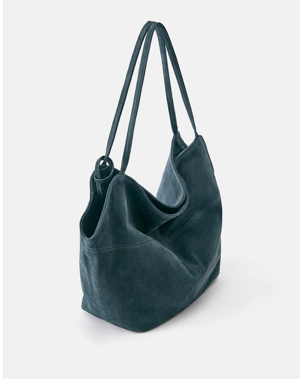 Pull&Bear Blue Shopper aus leder