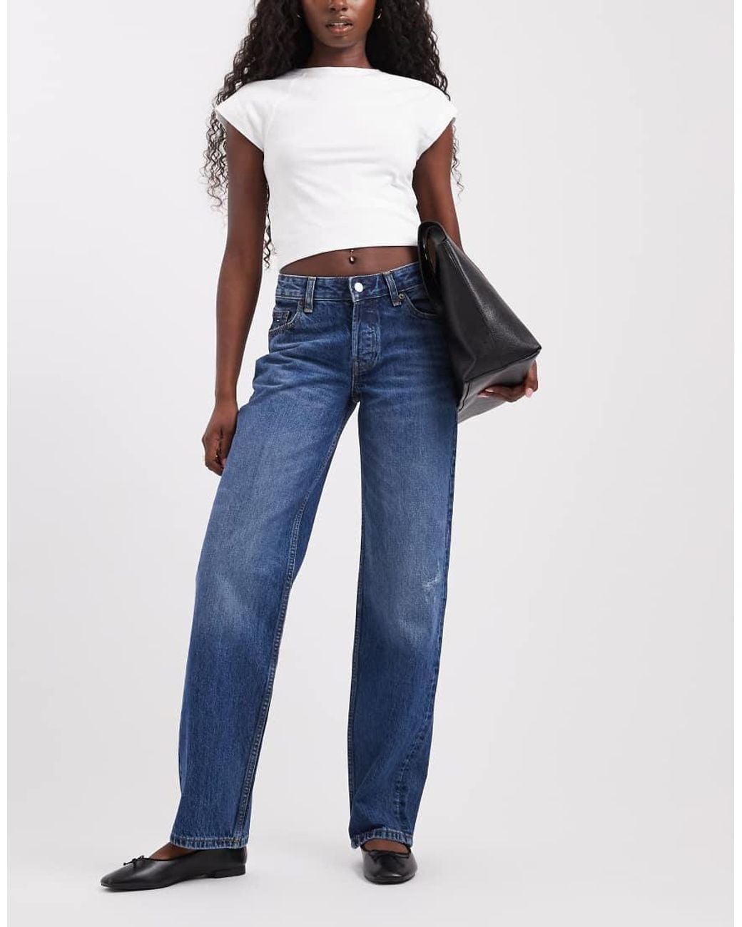 Tommy Hilfiger Blue Sophie Low Rise Straight Fit Jeans