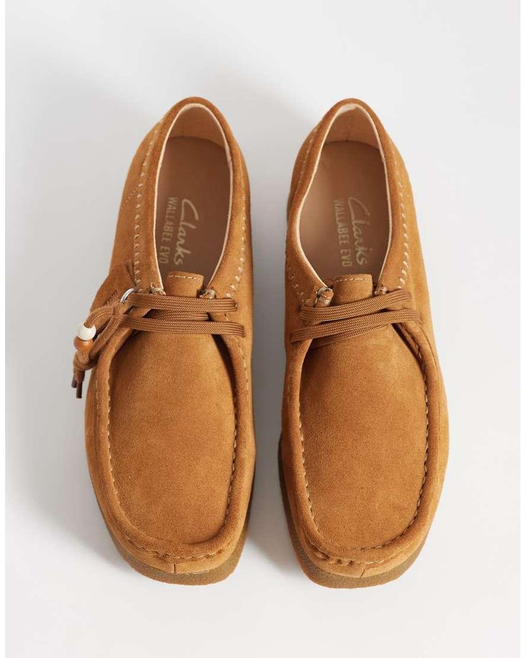 Clarks Brown Wallabeeevosh Shoes