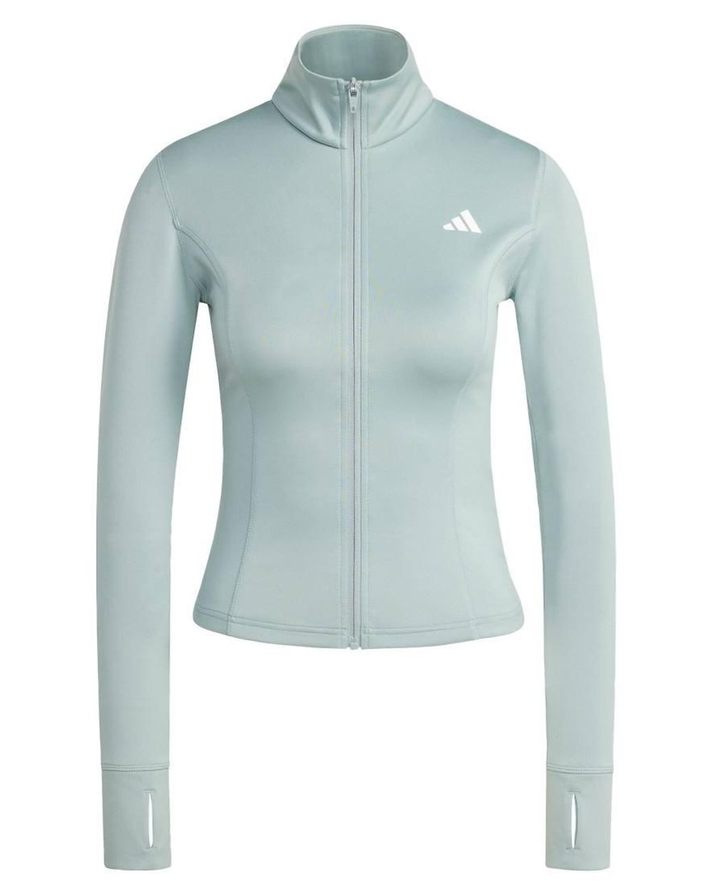Adidas Originals Blue Optime Essentials Full-Zip Jacket