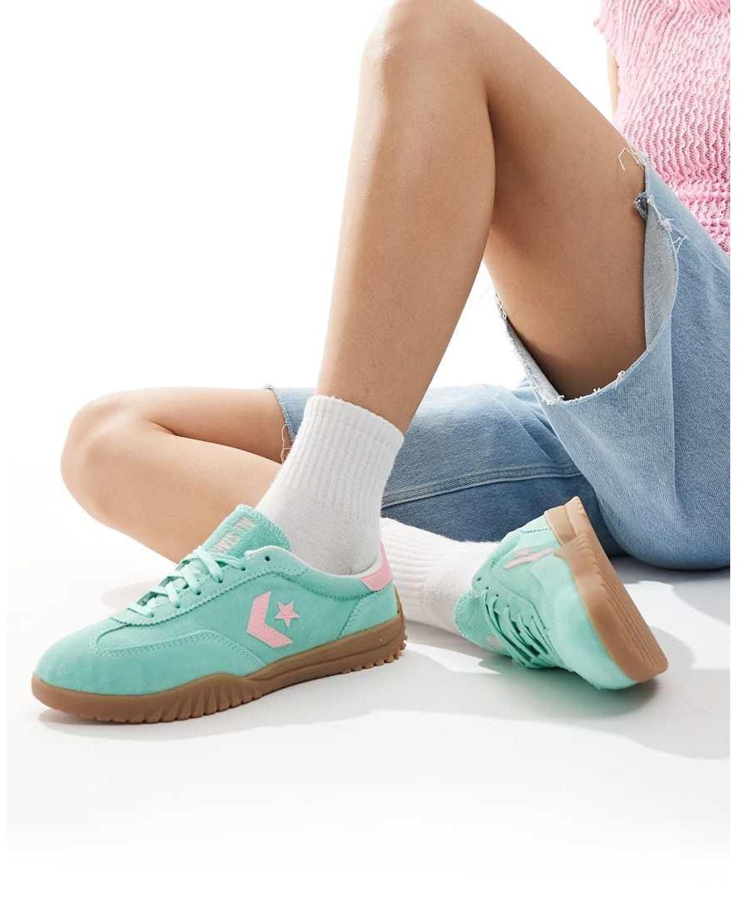 Converse Blue Run Star Trainers