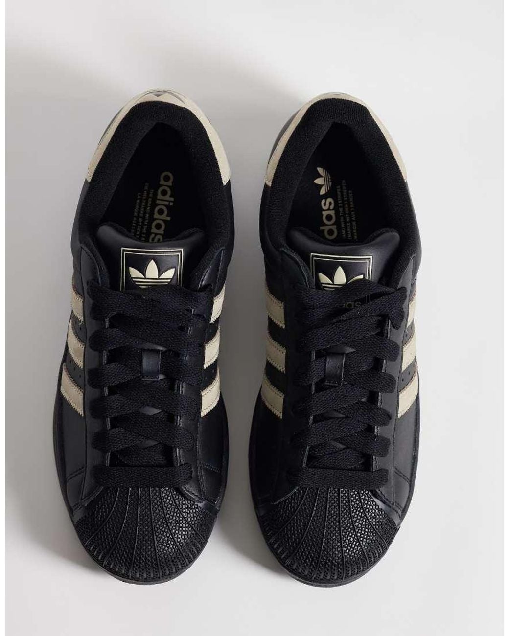 Adidas Originals Black Superstar Ii Trainers for men