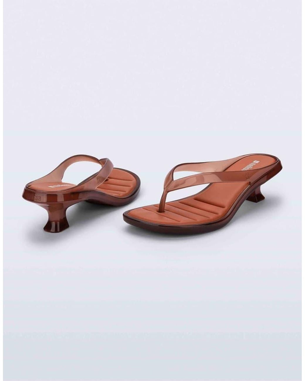 Melissa Brown Thong Kitten Heel