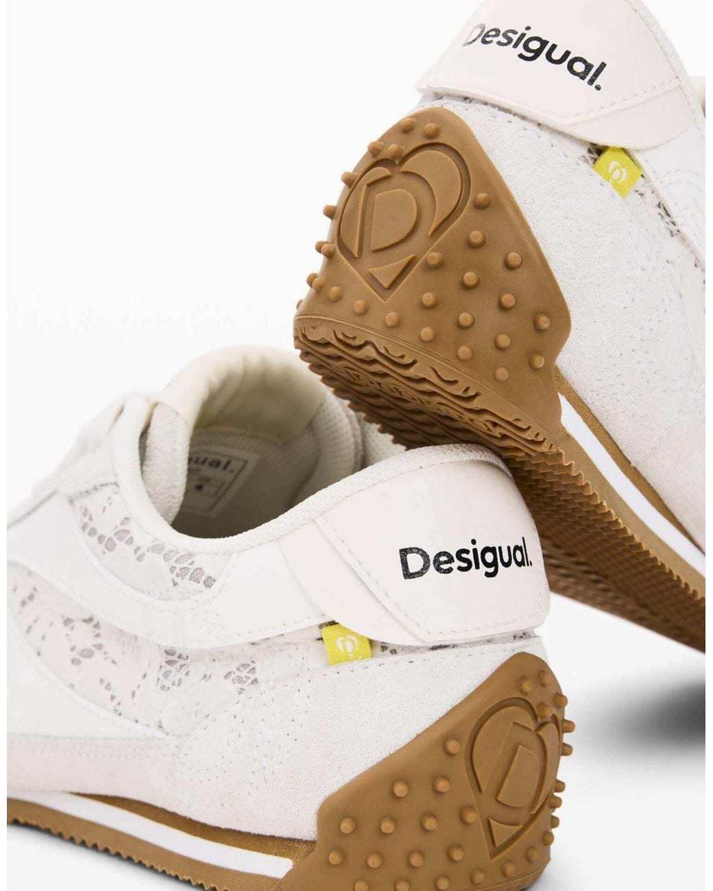 Baskets combinées Desigual en coloris White