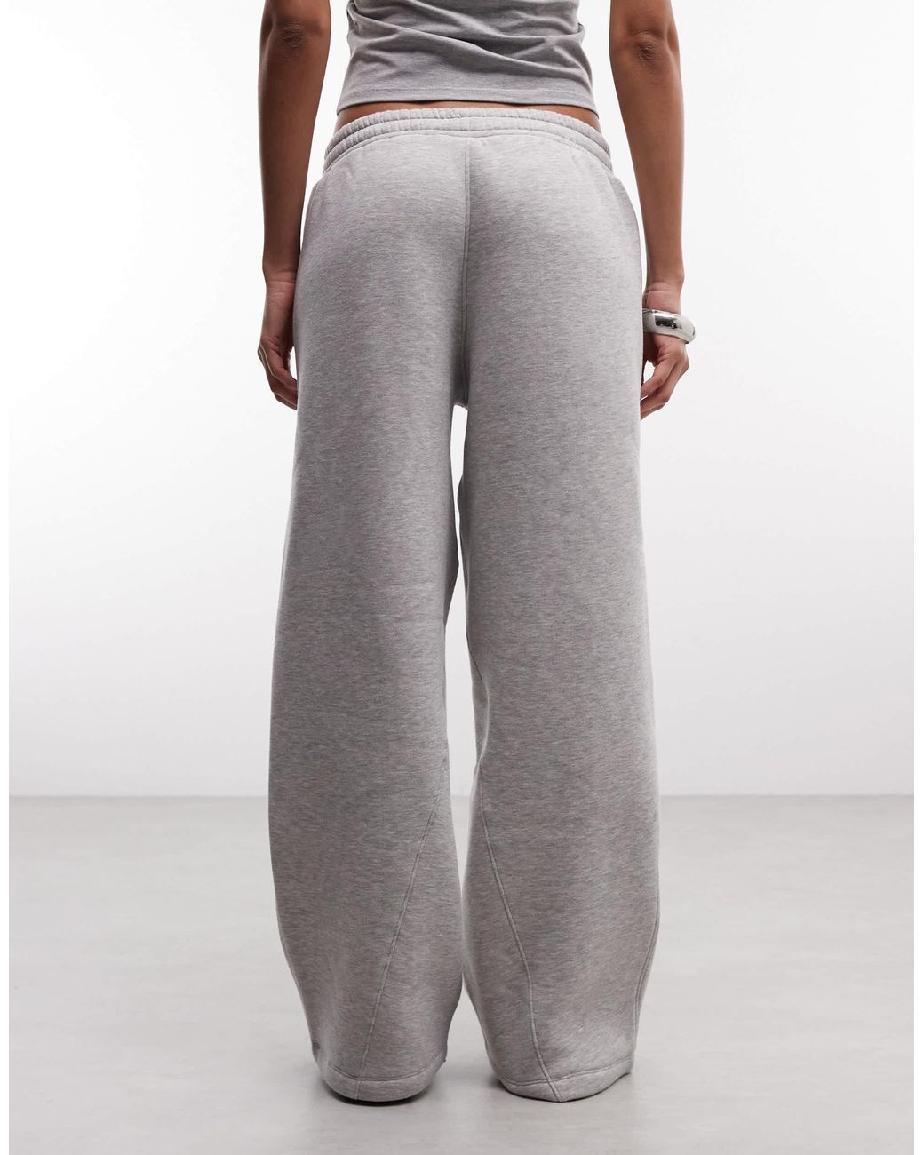 Collusion White Barrel jogger
