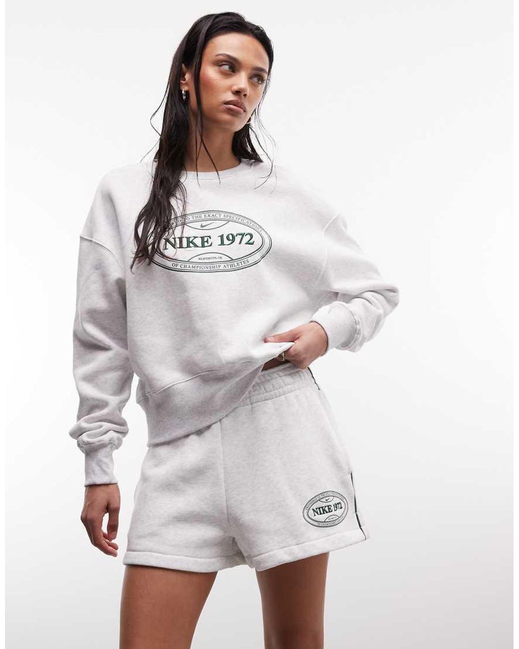 Nike White Tennis Graphic Shorts