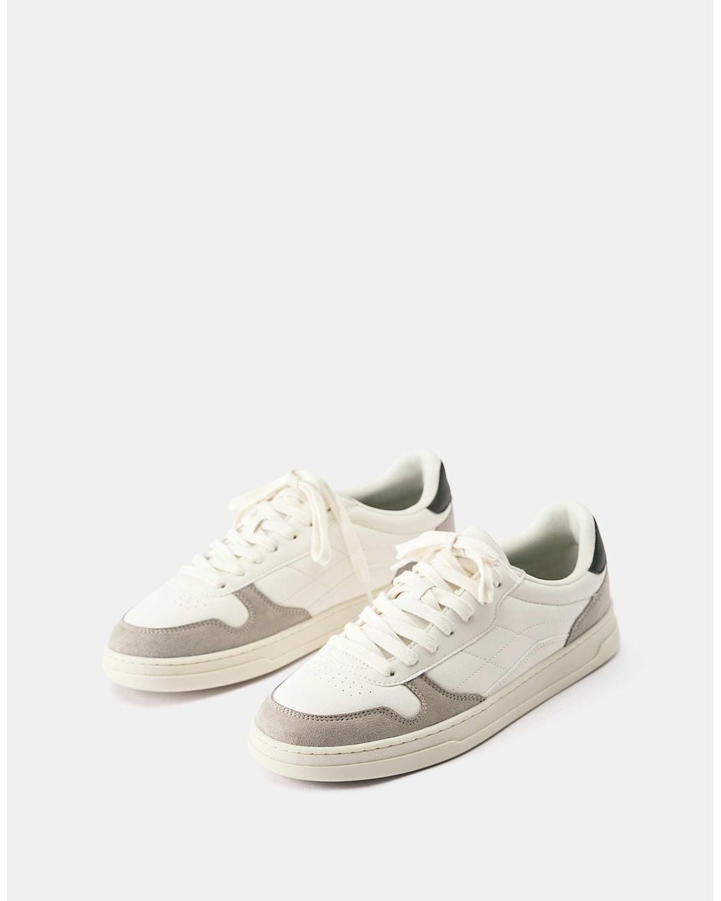Baskets casual en ecru Pull&Bear pour homme en coloris Natural