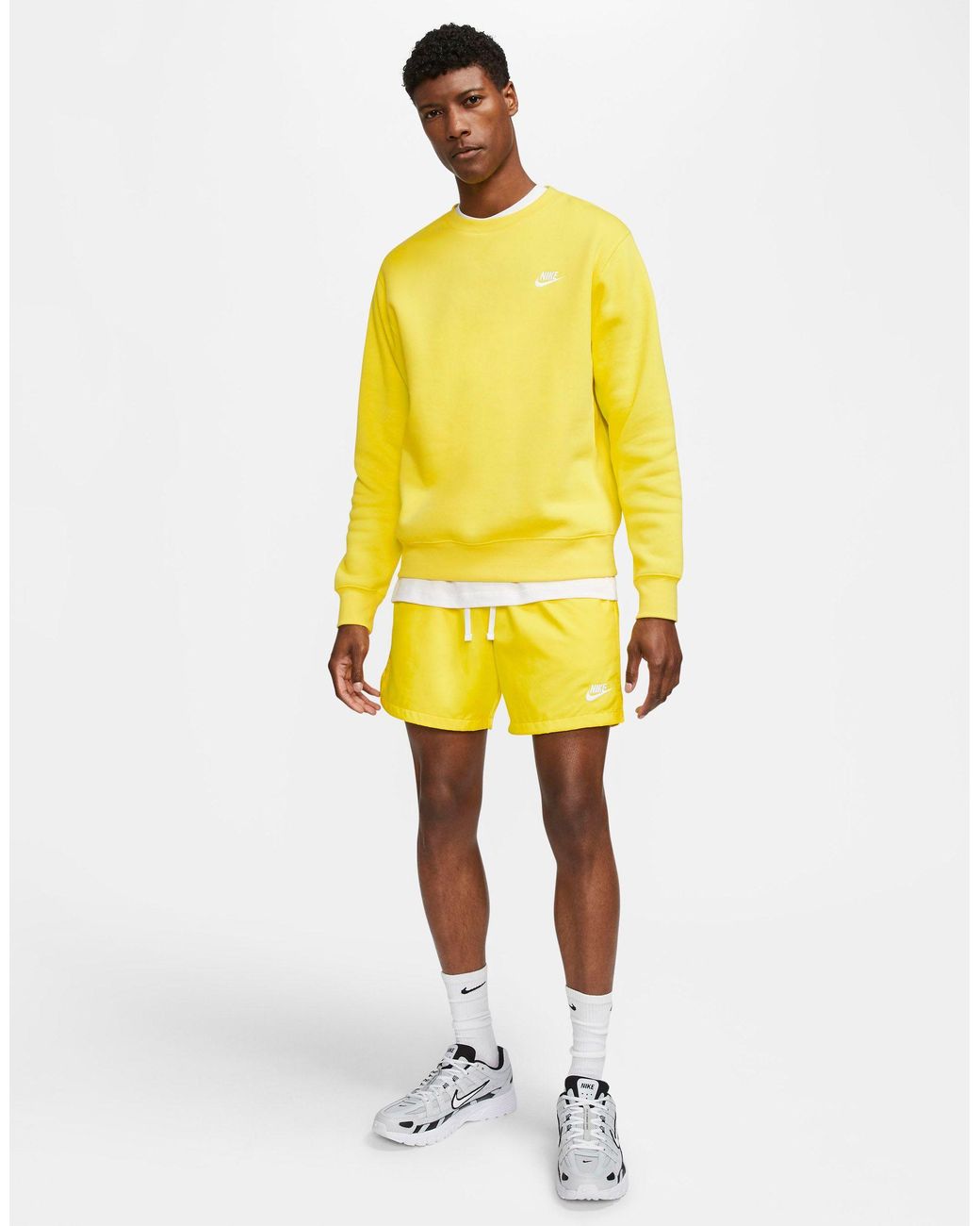 Nike Sportswear Woven Shorts opti Yellow for Men Lyst