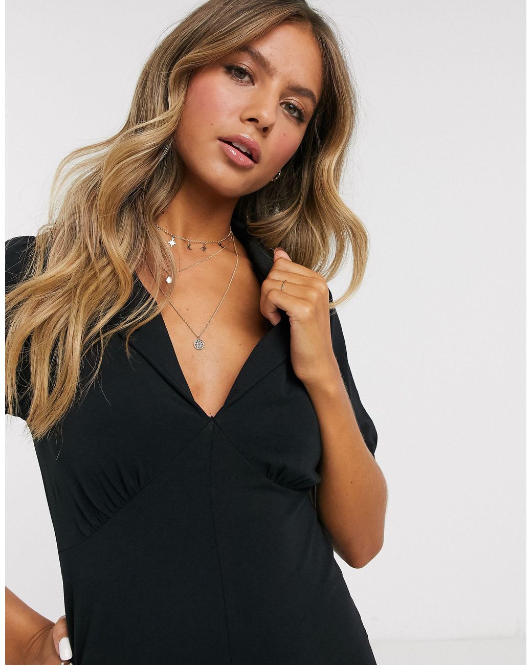 collared tea dress