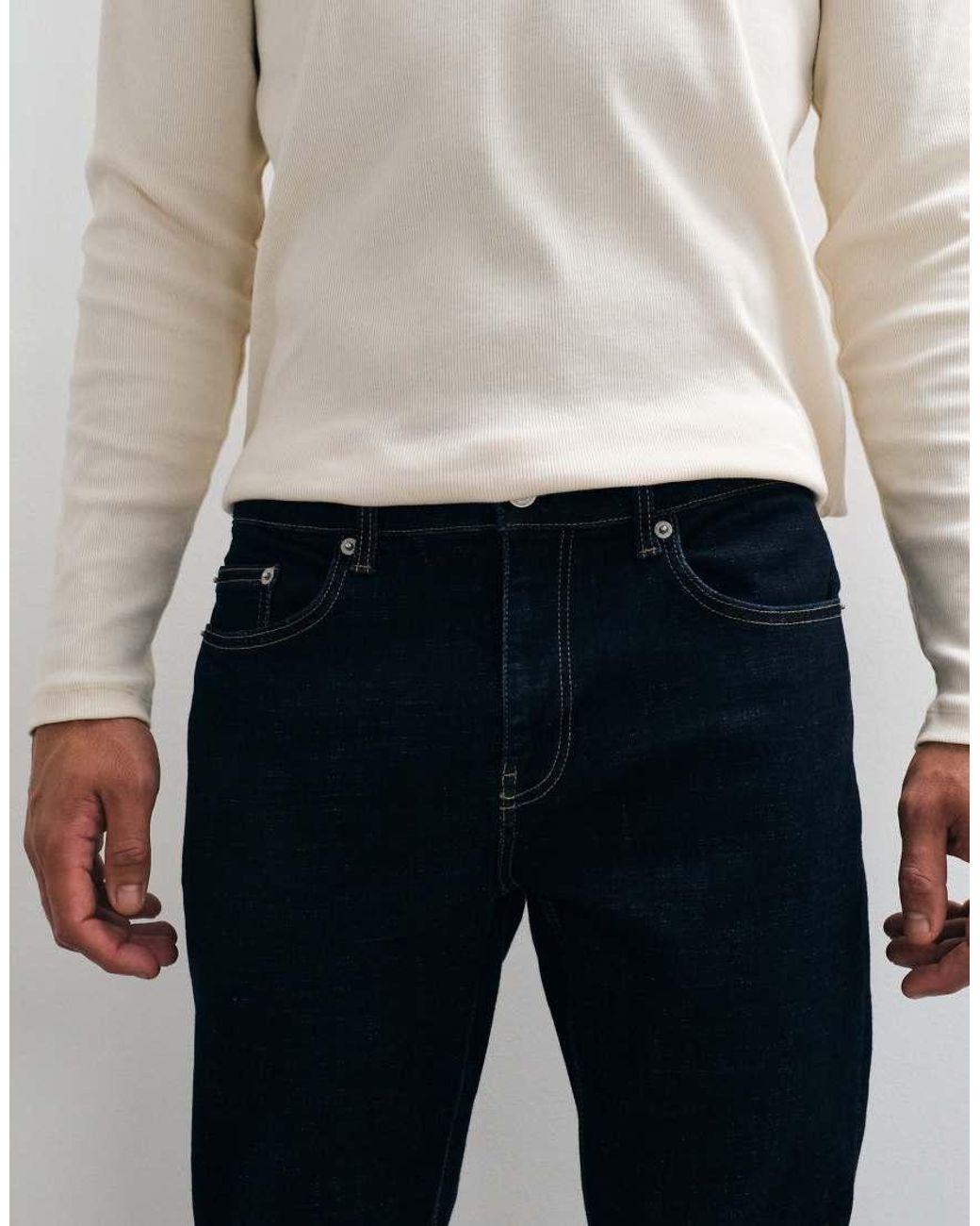 Only & Sons Gray Weft Regular Fit Jeans for men